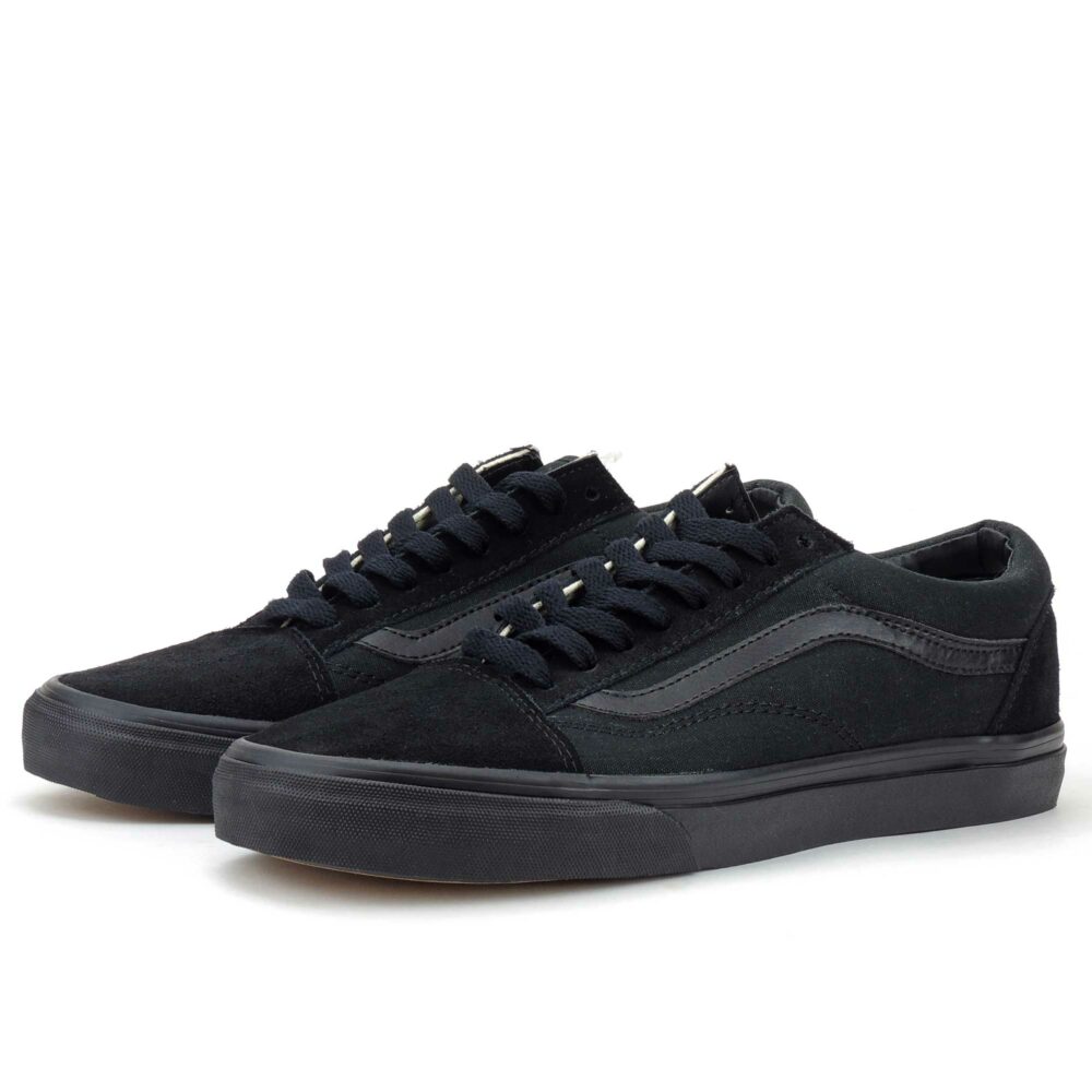 vans old skool junior all black