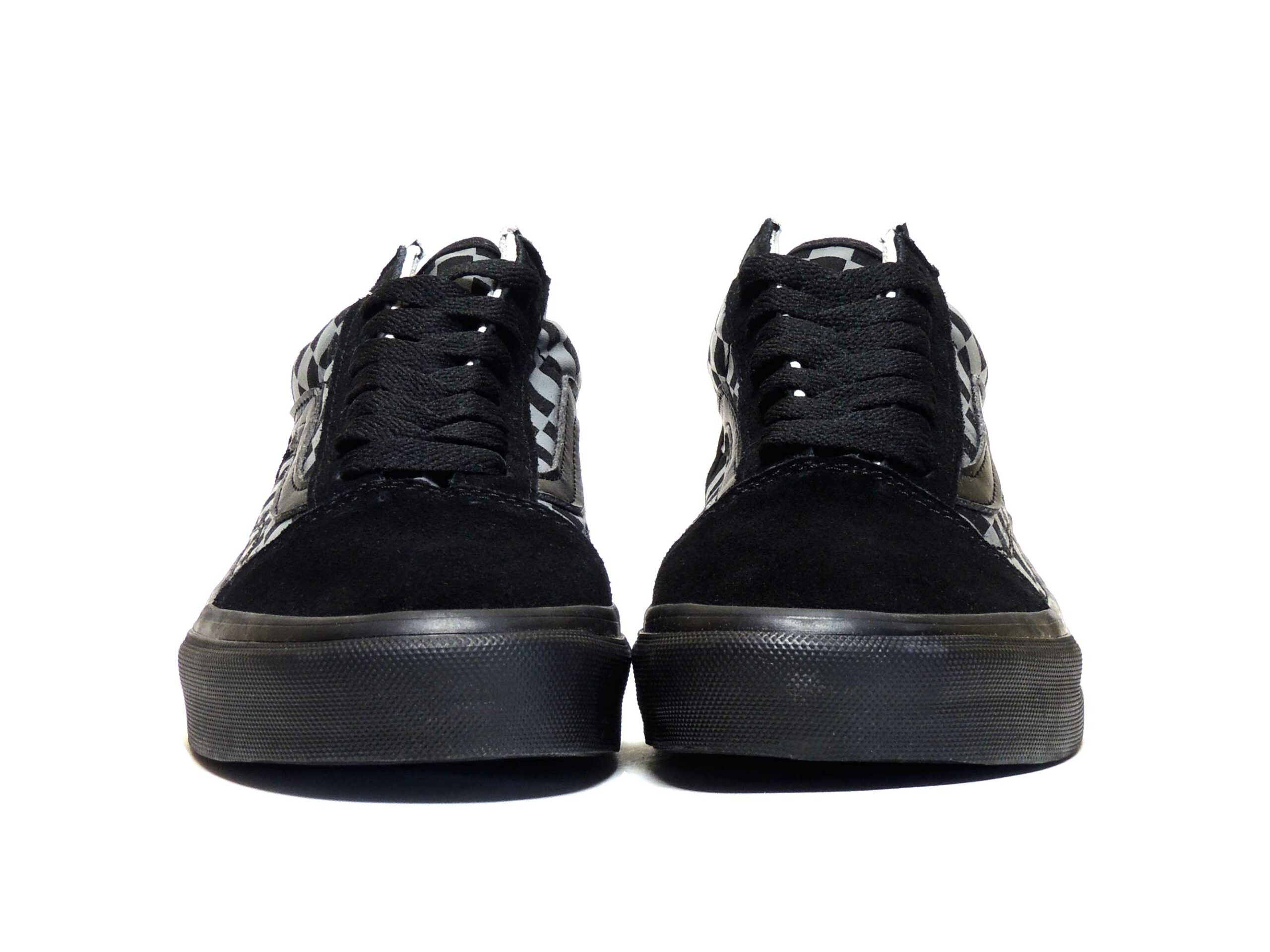 vans old skool checkerboard black grey • кеды vans