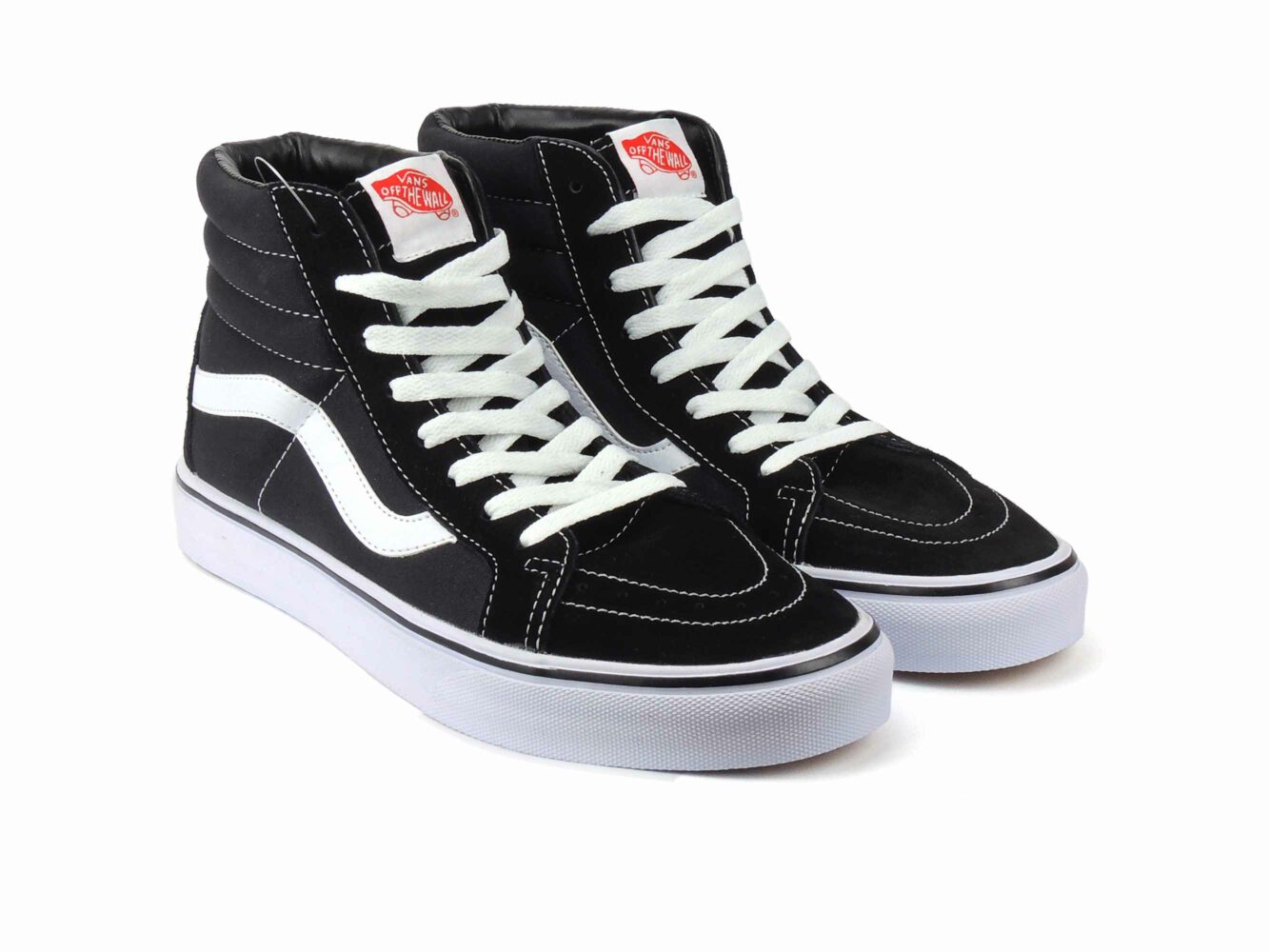 vans sk8-hi black white купить