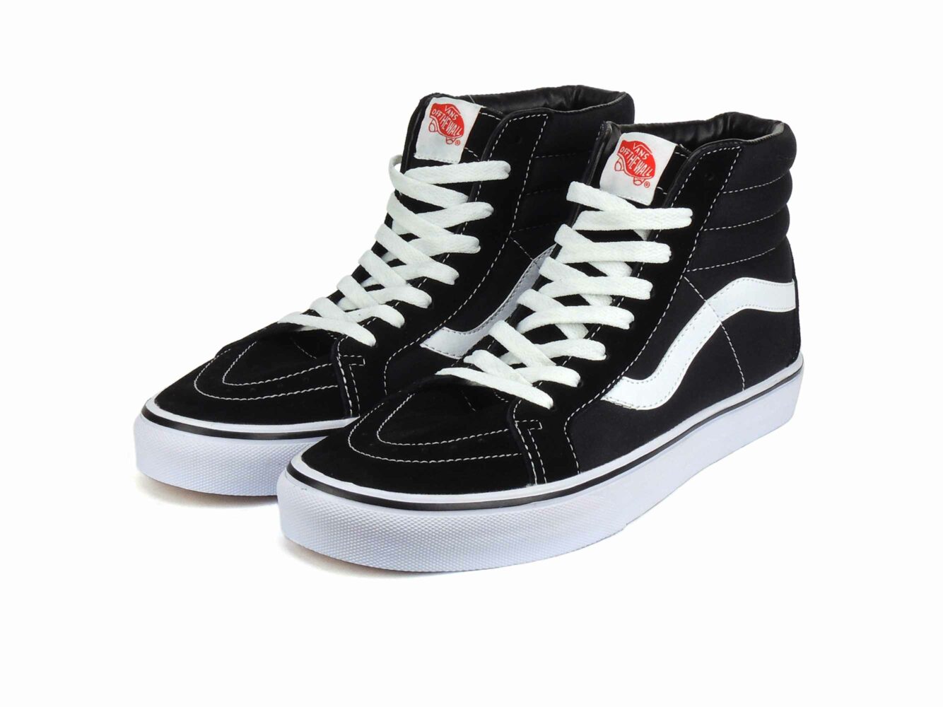 vans sk8-hi black white купить