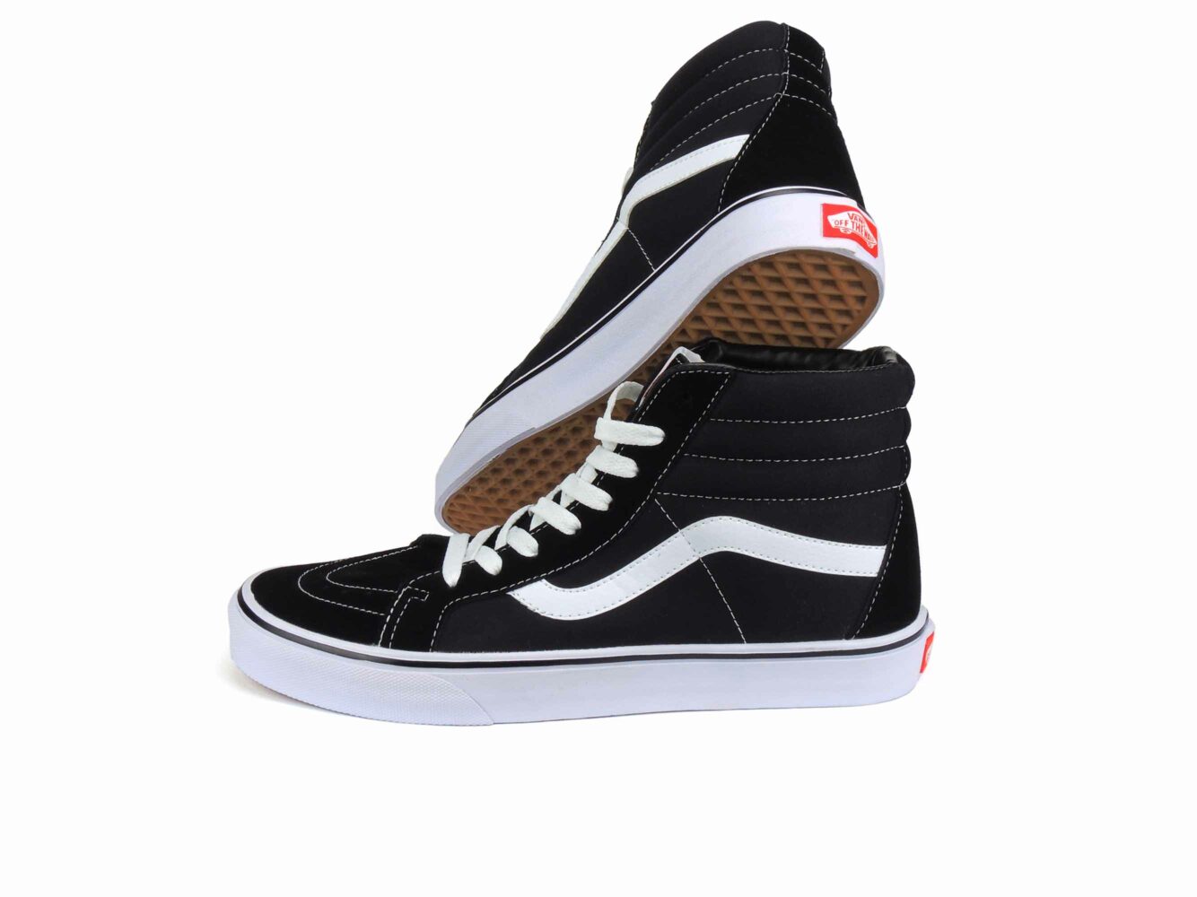 vans sk8-hi black white купить