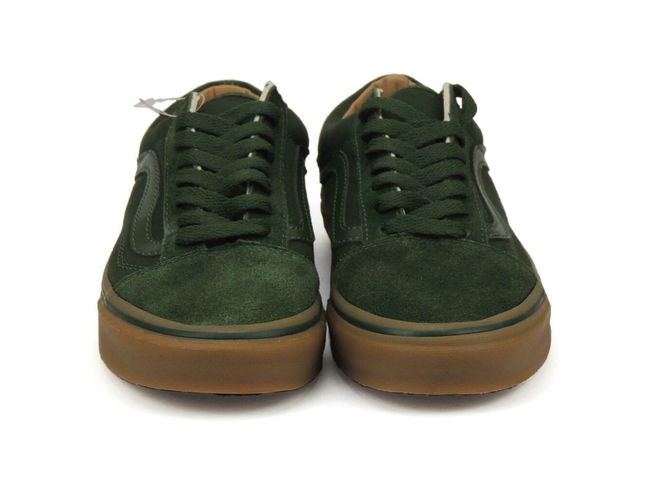 vans old skool green brown sole купить