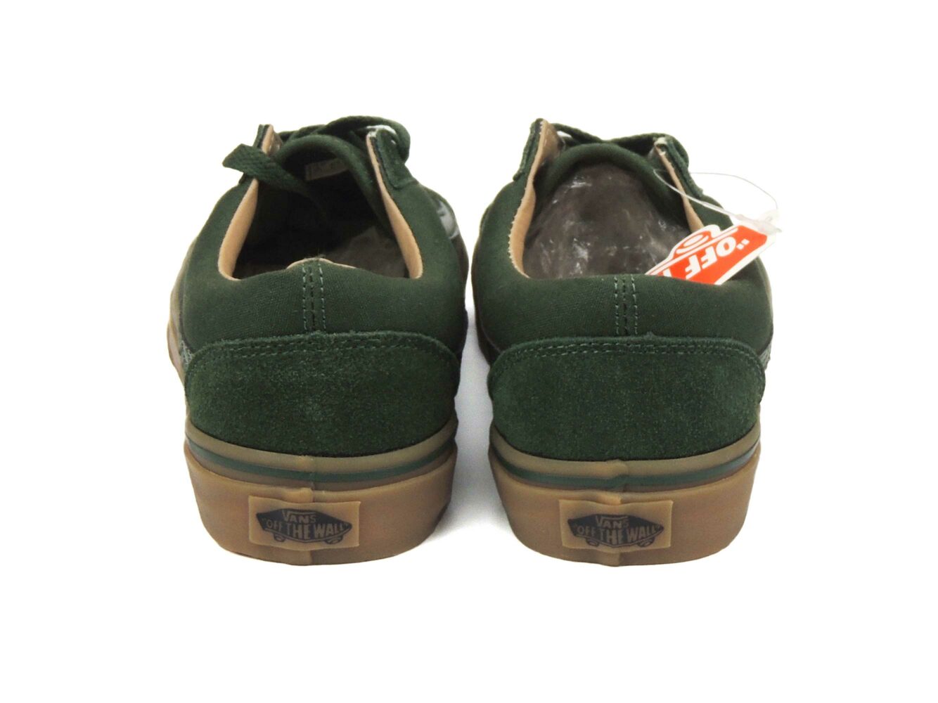 vans old skool green brown sole купить