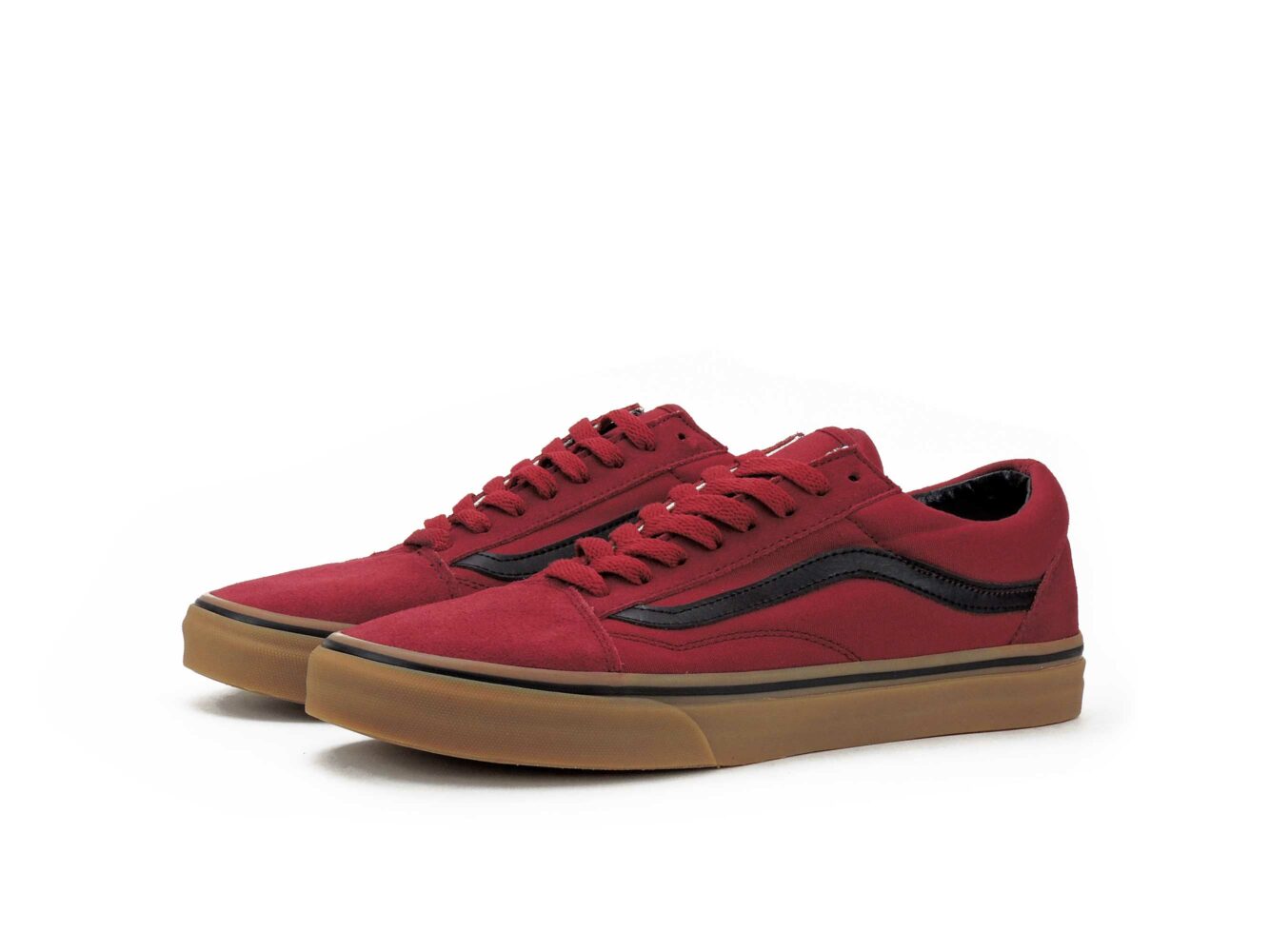 vans old skool wine brown sole купить