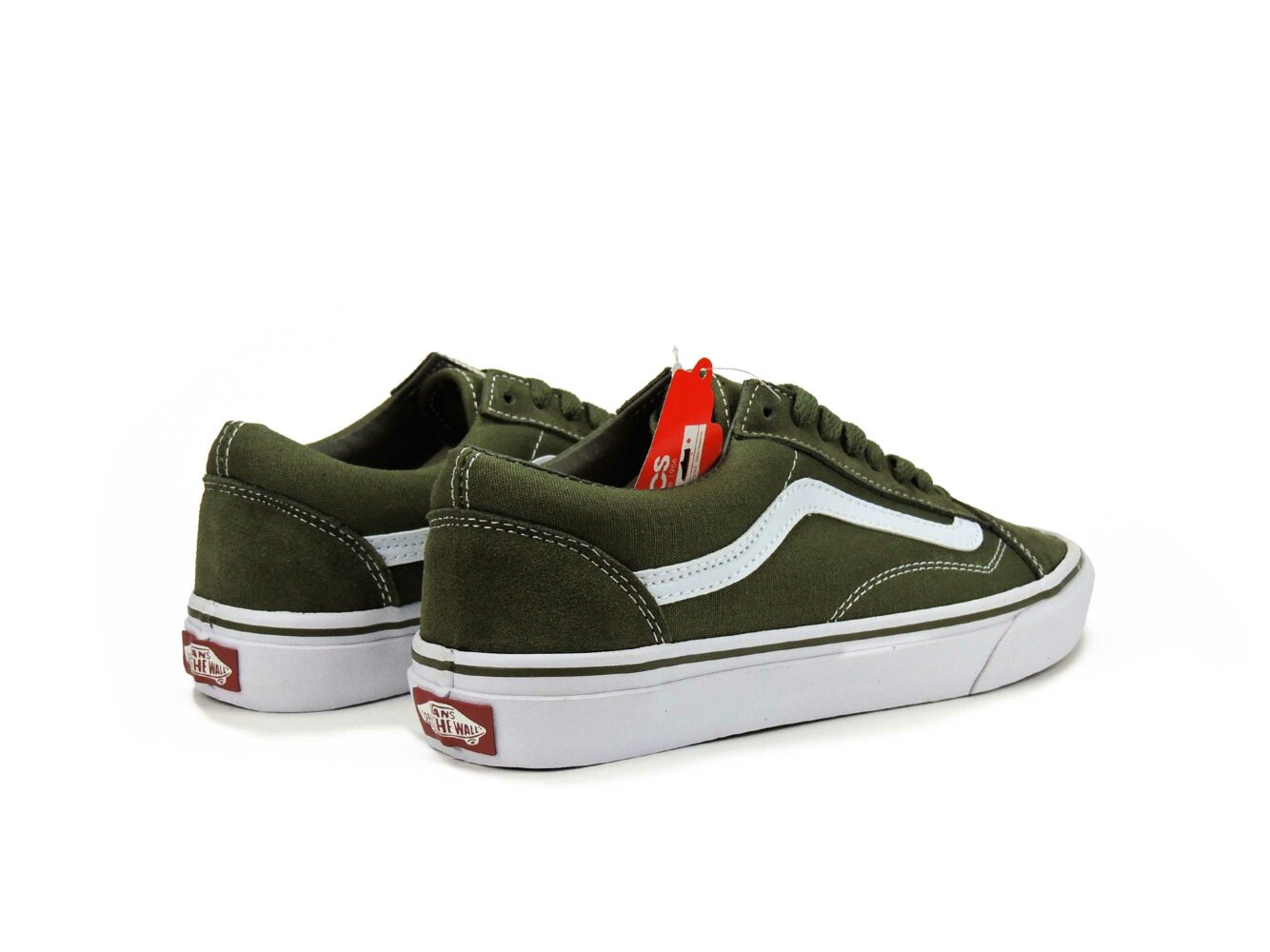 vans old skool army green купить