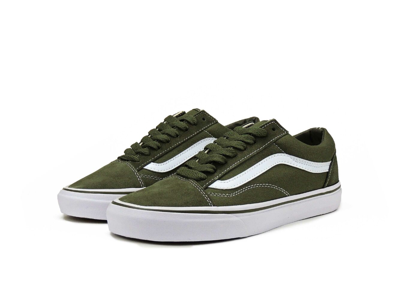 vans old skool army green купить