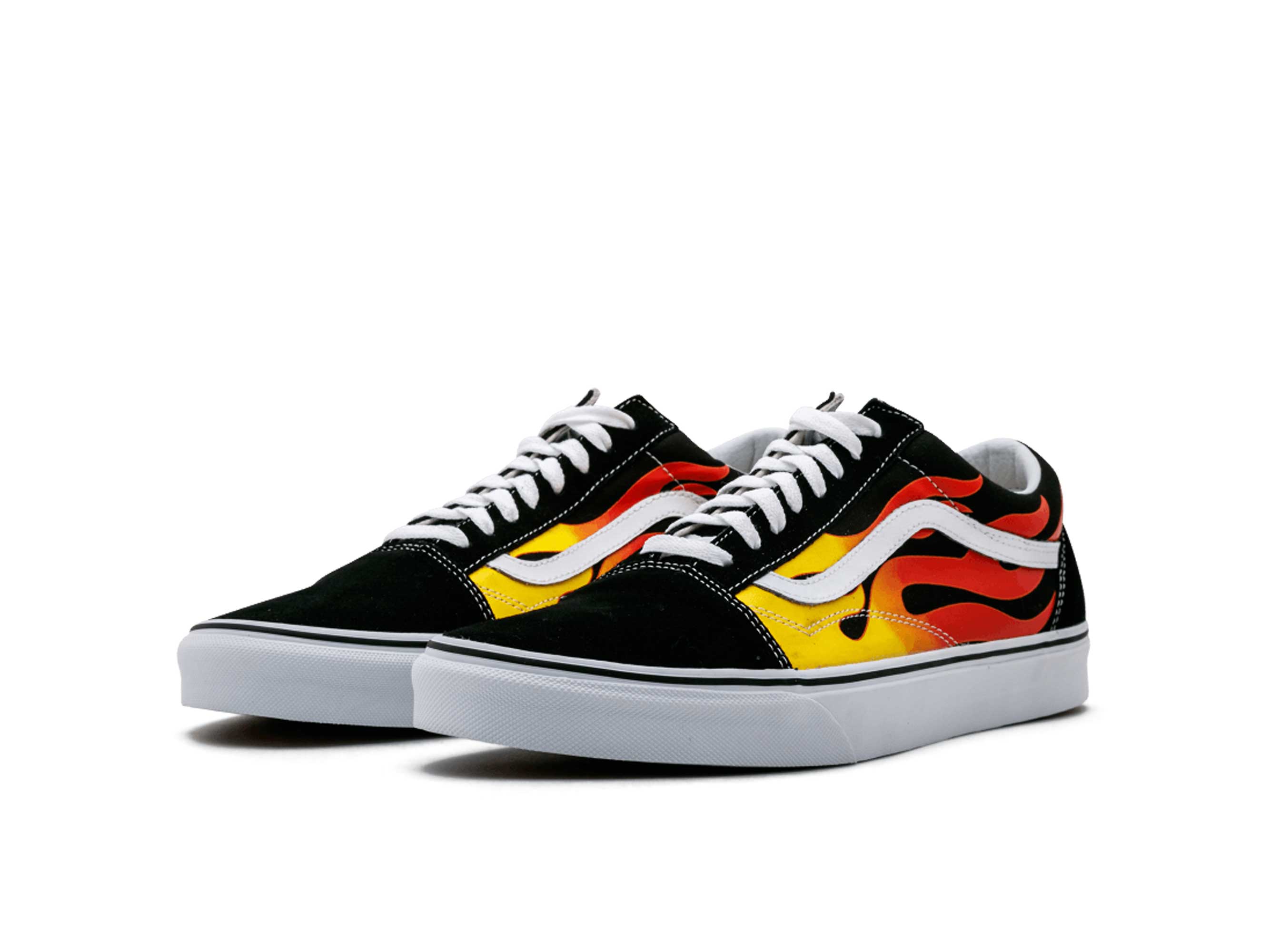 Vans discount a flamme