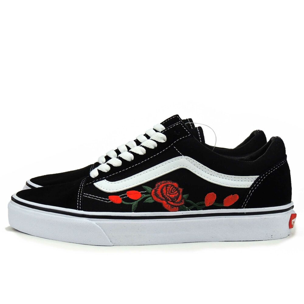 Red rose sale vans old skool