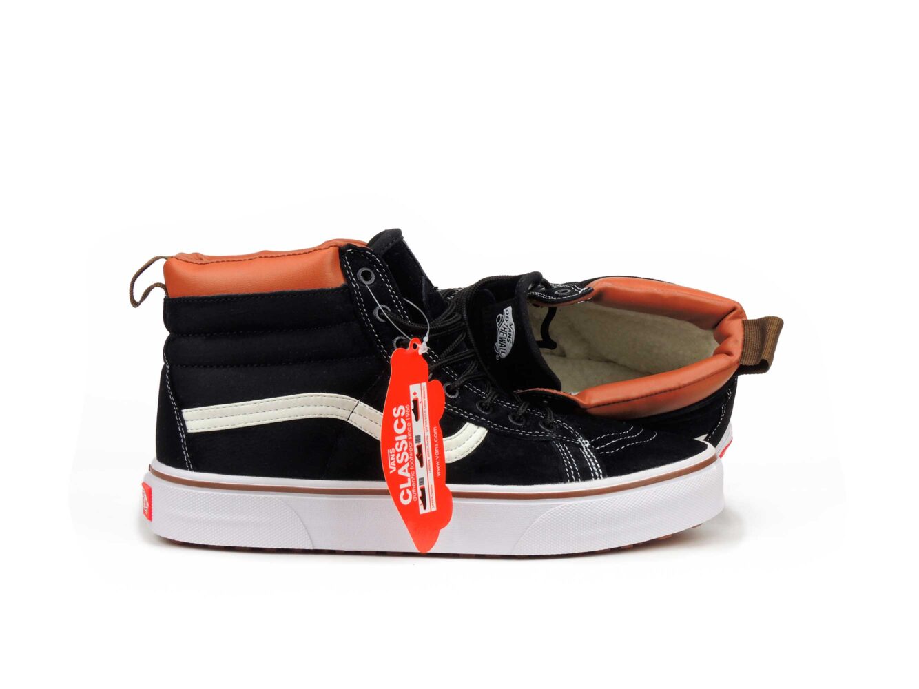 vans sk8 hi mte black brown winter купить