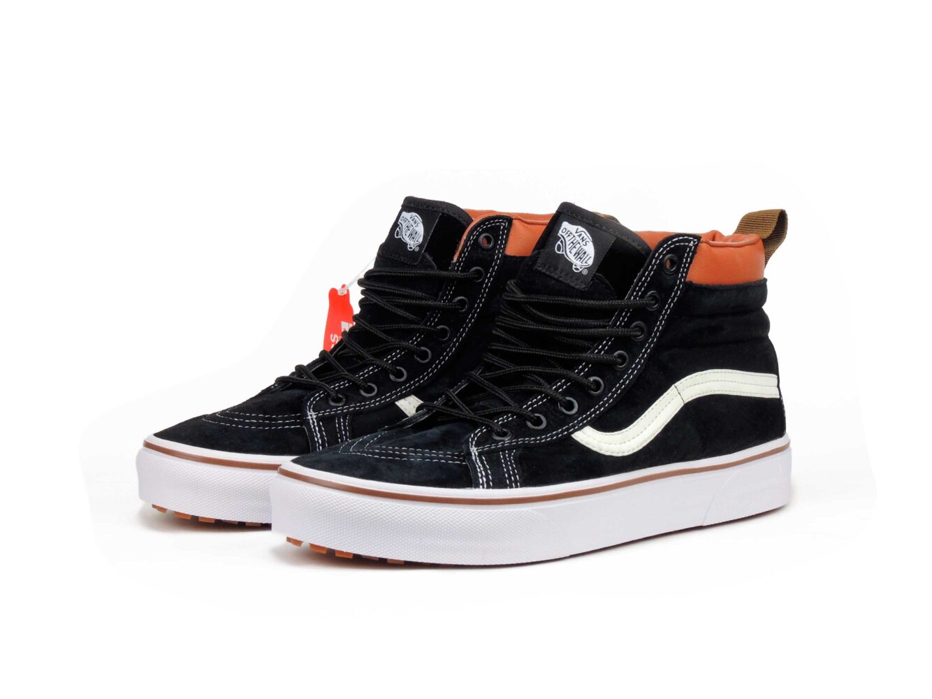 vans sk8 hi mte black brown winter купить