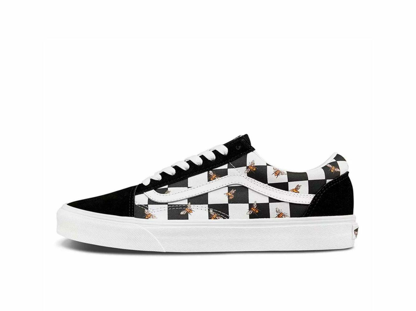 vans old skool bee check preto branco VN0A3WKT9EH купить