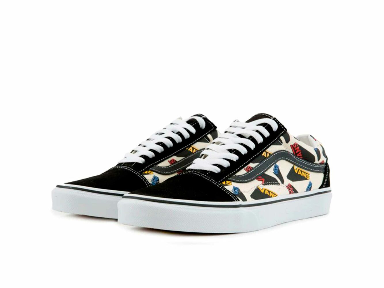 vans old skool pop logo black VN0A4U3B2O8 купить