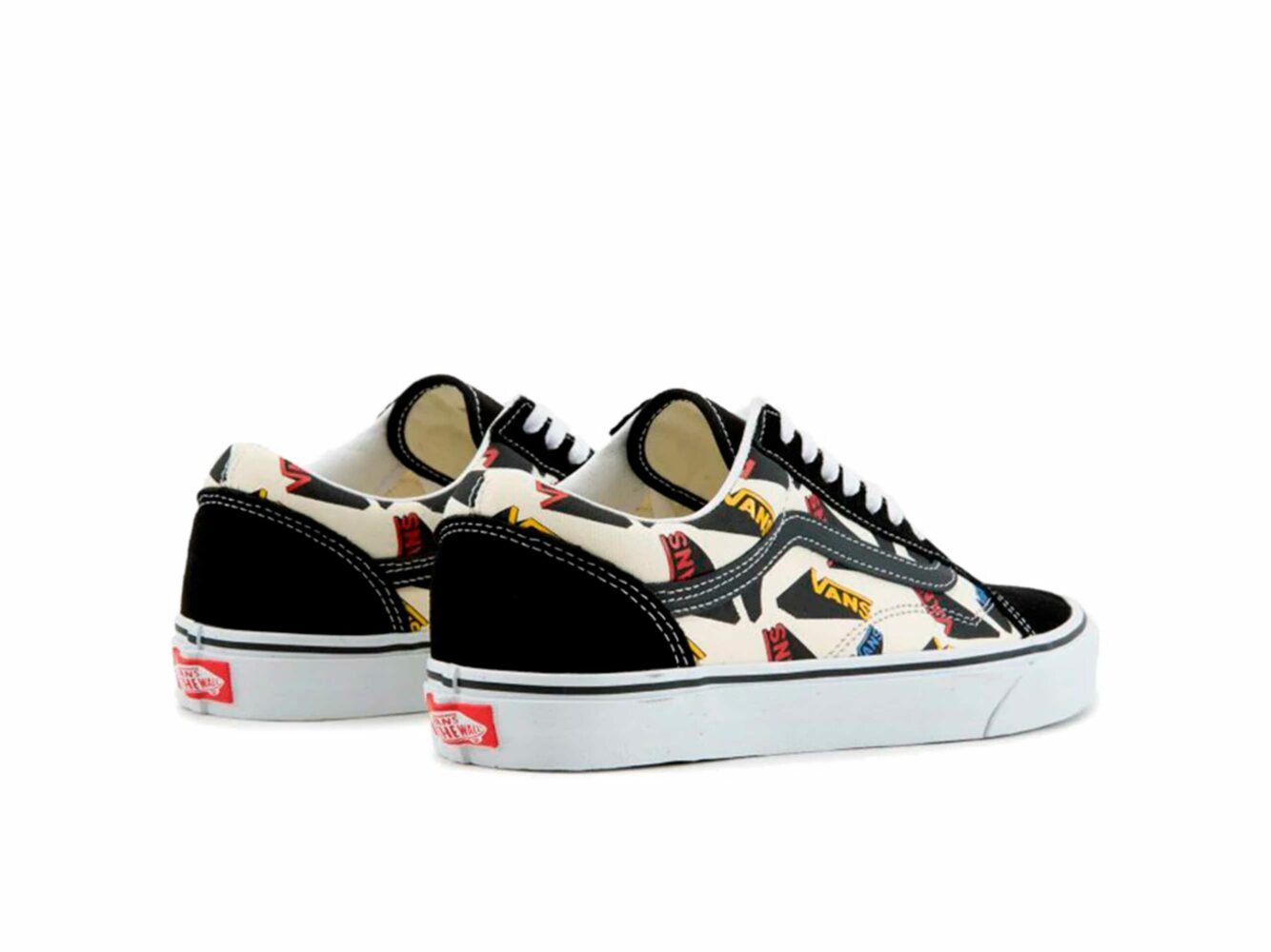 vans old skool pop logo black VN0A4U3B2O8 купить