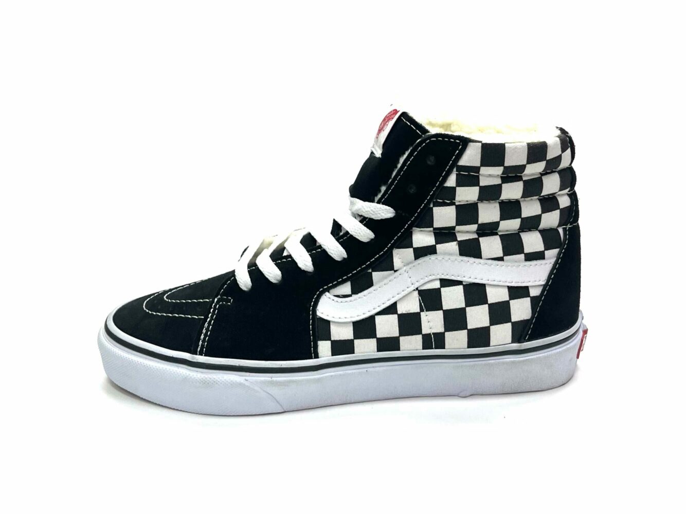 vans sk8hi winter checkerboard купить