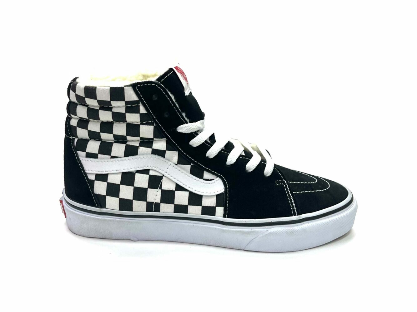 vans sk8hi winter checkerboard купить